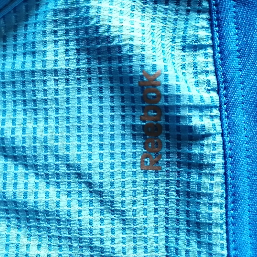 Reebok Athletic Two-Tone Blue Raceback Tank Top - Picture 6 of 14